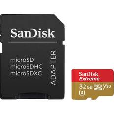 32gb microsd SanDisk Tarjeta Microsd Extreme 32gb Adaptador Sd