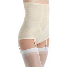 Girdles Women Rago 6109 Shapette No Roll High Waist Brief (Beige 10X)