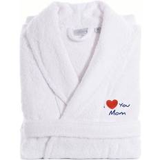 Clothing Linum Home Textiles 'I Love You Mom' Embroidered Terry Bathrobe Large/x-Large Large/X-Large