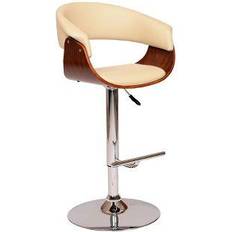 Padded Seat Bar Stools Armen Living Paris Bar Stool 44"