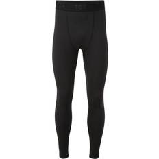 Black - Men Base Layer Trousers Tog24 Snowdon Men's Thermal Leggings - Black