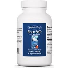 Vitamins & Supplements Allergy Research Group Biotin 5000 60 Vegetarian Capsules