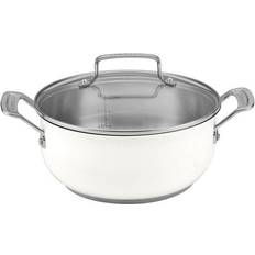 Ergonomic Handle Other Pots Cuisinart Matte with lid 4.25 L 25.4 cm