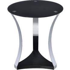 Glass Bedside Tables Acme Furniture Geiger Bedside Table