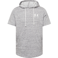 Under Armour Felpa con cappuccio a maniche corte - Onyx Bianco