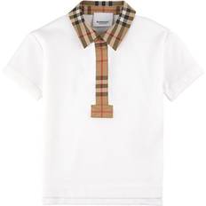 18-24M Polo Shirts Burberry Johane Logo Polo Shirt - White