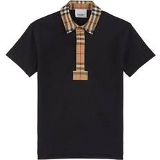 Black - Boys Children's Clothing Burberry Johane Logo Polo Shirt - Black