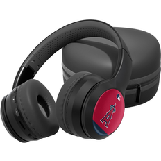 Strategic Printing Los Angeles Angels Stripe Design Wireless Bluetooth Headphones With Case