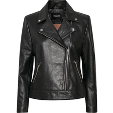 Dame - Skinn Ytterklær Soaked in Luxury Leather Jacket - Black