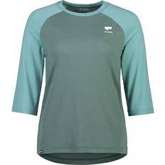 Green - Women Base Layers Mons Royale Tarn Merino Shift Raglan Womens 3/4 Tee