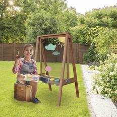 Spieltafeln Axi Activity Easel Eric Dark Brown