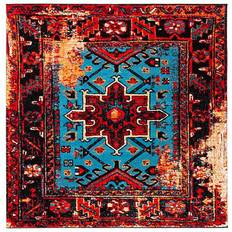 Safavieh Vintage Hamadan Red, Blue 36x36"