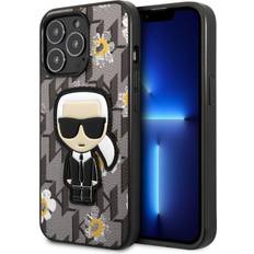 iPhone 13 Pro Cover Monogram Iconic Patch Grå