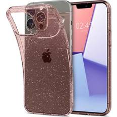 Iphone 13 rose Spigen Liquid Crystal Skal iPhone 13 Pro Max Glitter Rose
