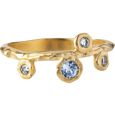ENAMEL Copenhagen Blooming Ring - Gold/Transparent