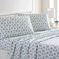 Square Bed Sheets Modern Threads Printed Bed Sheet Blue (259.08x228.6cm)