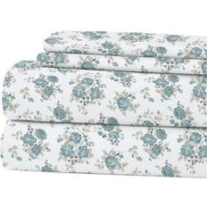 Hemtextil Modern Threads Printed Underlakan Blå (243.84x167.64cm)