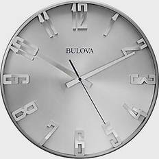 Bulova Director Raised Pewter Wall Clock Wall Clock