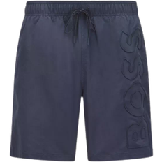 HUGO BOSS Blu Costumi da bagno HUGO BOSS Swim Shorts with Embroidered Logo - Dark Blue