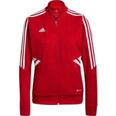 Dame - Fodbold - Rød Jakker adidas Condivo 22 TK Traning Jacket W - Tepore/White