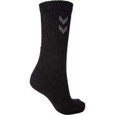 Homme - Noir Chaussettes Hummel Basic Socks with Classic Chevrons 3-pack - Black