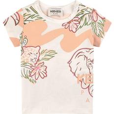 Kenzo Jungle Print T-shirt - Cream (K05359)