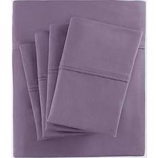 Bed Sheets Madison Park 800 Thread Count Bed Sheet Purple (259.08x228.6cm)
