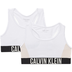 Cotton Bralettes Calvin Klein Girl's Bralettes 2-pack - Pvh White (G80G800529)