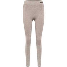 Yoga Ropa Hummel Seamless Mid Waist Tights - Driftwood/Melange