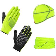 Gripgrab hi vis essentials Gripgrab Hi Viz Cycling Essentials Gift Box Men - Yellow