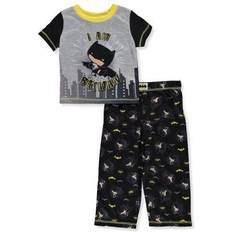 Jungen - Schwarz Nachtwäsche DC Comics Batman Boys 2-Piece Pajamas (Toddler)