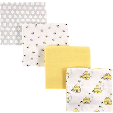Flannel Receiving Blankets 4-pack Bee Hives