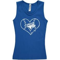 Soft As A Grape Girls Youth Royal Toronto Jays Cotton Tank Top