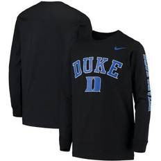 Tops Youth Nike Duke Devils Arch & Logo 2-Hit Long Sleeve T-Shirt