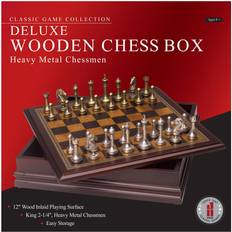 Board Games Deluxe Wooden Chess Box