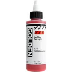 Golden High Flow Acrylics napthol red light 4 oz