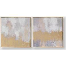 Framed Art Graham & Brown Abstract Square Framed Canvas Set Framed Art 50x50cm