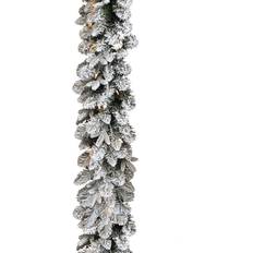 National Tree Company Iceland Fir Garland with LED Lights