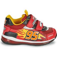 Leather Trainers Geox Todo - Red/Black