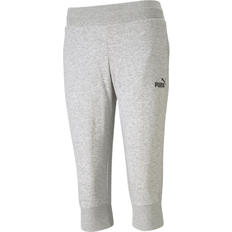 Puma Dame Bukser Puma Essentials Capri Women's Sweatpants - Grey