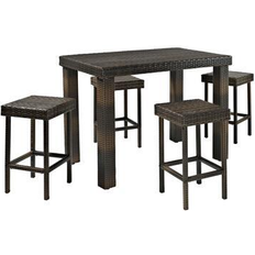 Crosley Furniture Palm Harbor Patio Dining Set, 1 Table incl. 4 Chairs