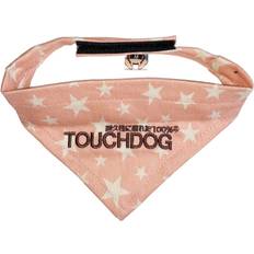 Touchdog Star Patterned Velcro Fashion Dog Bandana Medium