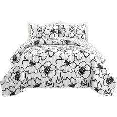 Quilts Lush Decor Scandinavian Quilts White, Black (274.32x233.68cm)