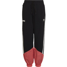 Pants Adidas Girl's Woven Tracksuit Bottoms - Black/Semi Turbo/White (HC4542)