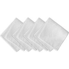 Elrene Home Fashions Barcelona Jacquard Servilleta de Tela Blanco (43.18x43.18cm)
