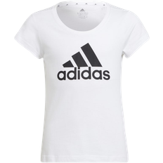 Adidas Girl's Essentials T-shirt - White/Black (GU2760)