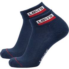 Levi's Lot de 2 Paires de Chaussettes Basses Unisex - Bleu Marine