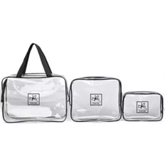 Toiletry Bag 3 Set - Transparent