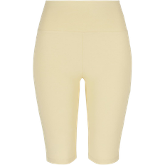 Friluftsshorts - Gula Urban Classics Ladies Organic Stretch Jersey Cycle Shorts - Softyellow