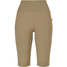 Urban Classics Ladies Organic Stretch Jersey Cycle Shorts - Khaki